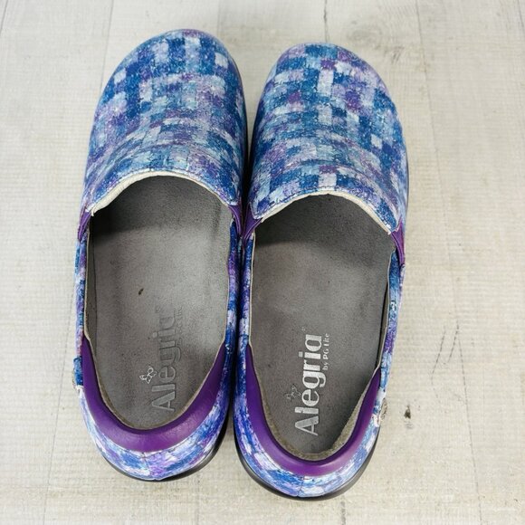 Alegria By PG Lite KEL-7839 PRETTY GRIDDY Multi Color Leather Shoes Sz 38 US 8 - Picture 9 of 16